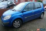 Classic 2005 RENAULT SCENIC DYNAMIQUE 16V BLUE - SPARES OR REPAIR - ENGINE MISFIRE for Sale