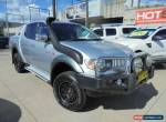 2008 Mitsubishi Triton ML MY08 GLX-R Silver Manual 5sp M 4D Utility for Sale