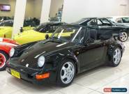 1982 Porsche 911 SC Black Manual 5sp M Cabriolet for Sale