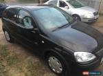 2005 VAUXHALL CORSA LIFE TWINPORT BLACK 1.2 5 Door for Sale