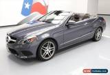 Classic 2015 Mercedes-Benz E-Class Base Convertible 2-Door for Sale