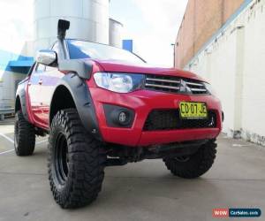 Classic 2010 Mitsubishi Triton MN MY11 GLX-R Red Manual 5sp M 4D UTILITY for Sale