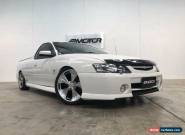 2002 Holden Ute SS V8 with performance enhancements & banging sound system for Sale