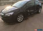 Damaged 2015 VAUXHALL ASTRA GTC SPORT TURBO S/S BLACK for Sale