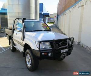Classic 1999 Toyota Landcruiser HZJ105R GXL White Manual 5sp M Cab Chassis for Sale