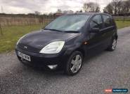 2002 FORD FIESTA ZETEC BLACK - 12 MONTHS MOT - NO RESERVE for Sale