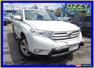 2013 Toyota Kluger GSU45R MY13 Upgrade KX-S (4x4) Pearl White Automatic 5sp A for Sale