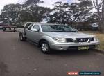 Nissan Navara King Cab 4x4 Silver 2008 Ute Manual Turbo Diesal for Sale