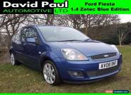 Ford Fiesta 1.4 2007.25MY Zetec Blue for Sale