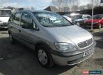 2000 VAUXHALL ZAFIRA 1.6 16V SILVER 7 SEATER for Sale