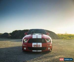 Classic 2007 Ford Mustang Shelby GT 500 Red Manual 6sp M Fastback for Sale