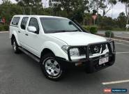 2008 Nissan Navara Manual ST-X White Manual 6sp M Dual Cab for Sale