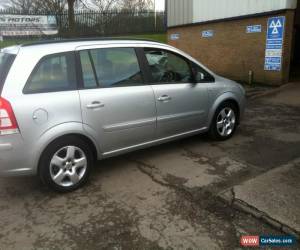 Classic L@@K 2008 VAUXHALL ZAFIRA EXCLUSIV SILVER,SPARES OR REPAIRS.DRIVE AWAY.FULL MOT  for Sale