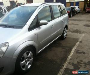 Classic L@@K 2008 VAUXHALL ZAFIRA EXCLUSIV SILVER,SPARES OR REPAIRS.DRIVE AWAY.FULL MOT  for Sale