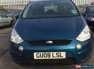 L@@K 2008 FORD S-MAX LX 1.8 TDCI 6G BLUE,"08" REG,SPARES OR REPAIRS,NON RUNNER. for Sale