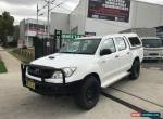 2009 Toyota Hilux KUN26R 08 Upgrade SR (4x4) White Manual 5sp M for Sale