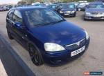 2004 VAUXHALL CORSA SRI 16V 1.8cc BLUE for Sale