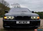 M5 NGR PRIVATE PLATE, 2000 BMW 530D SE AUTO BLACK, M SPORT, RECENT NEW TURBO for Sale