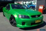 Classic 2008 Holden Commodore VE SV6 Green Manual 6sp M Utility for Sale