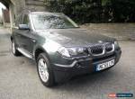 2005 BMW X3 3.0D SE 6 SPEED AUTO DIESEL IN METALLIC GREEN for Sale