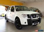 2007 Nissan Navara D40 ST-X White Manual 6sp M Utility for Sale