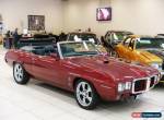 1969 Pontiac Firebird Burgundy Automatic A Convertible for Sale