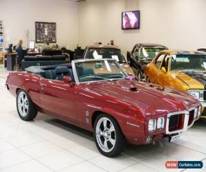 Classic 1969 Pontiac Firebird Burgundy Automatic A Convertible for Sale