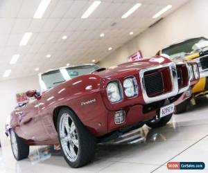 Classic 1969 Pontiac Firebird Burgundy Automatic A Convertible for Sale