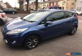 Classic 2009 ford fiesta 1.2 zetec 3 door hatchback blue metallic alloys  for Sale