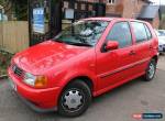 1999 (S Reg) VW Polo 1.4 CL Auto Red 5 Door Long MOT Low Mileage Automatic Car for Sale