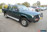 Classic 2001 Mitsubishi Triton MK GLX Green Manual 5sp M Dual Cab Utility for Sale