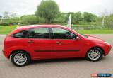 Classic Red Ford Focus ~ 1.6L Petrol ~ 2002 ~ 5 Door Hatchback ~ 93,000 ~ MOT July 2017 for Sale