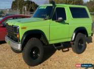 Ford Bronco (4x4) (1981) 2D Wagon Manual (5.8L - Carb) Seats for Sale