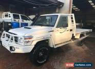 2016 Toyota Landcruiser VDJ79R MY12 Update GXL (4x4) White Manual M Cab Chassis for Sale