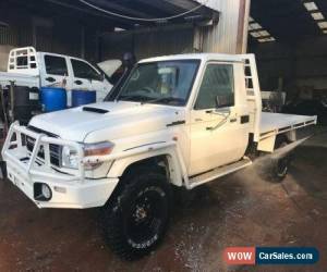 Classic 2016 Toyota Landcruiser VDJ79R MY12 Update GXL (4x4) White Manual M Cab Chassis for Sale