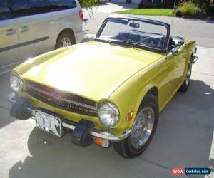 Classic Triumph: TR-6 chrome for Sale