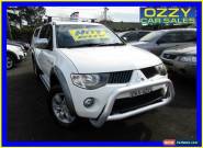 2009 Mitsubishi Triton ML MY09 GLX-R (4x4) White Automatic 4sp A for Sale