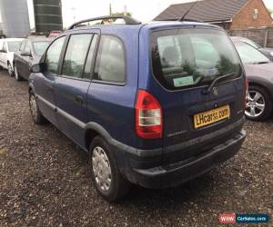 Classic 2001 VAUXHALL ZAFIRA COMFORT 16V BLUE SPARES OR REPAIR  for Sale