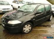 2006 RENAULT MEGANE 1.4 AUTHENTIQUE 16V BLACK, MOT 17/07/16 SPARES REPAIRS  for Sale