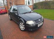 2002 volkswagen passat 1.9tdi sports 130bhp BLACK *FSH LOW MILES 103K for Sale