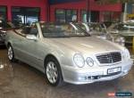 2000 Mercedes-Benz CLK200 Elegance Zircon Silver Automatic 5sp A Cabriolet for Sale