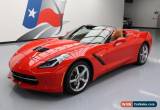 Classic 2015 Chevrolet Corvette Stingray Convertible 2-Door for Sale