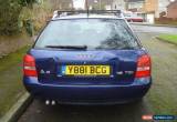 Classic Audi A4 Estate Car 1.9 TDI, 2001 Blue.  Workers Vehicle Good Runner for Sale