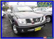 2008 Nissan Navara D40 ST-X (4x2) Grey Manual 6sp M Dual Cab Pick-up for Sale