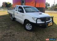 2011 Toyota Hilux KUN26R MY11 Upgrade SR (4x4) White Manual 5sp M Cab Chassis for Sale