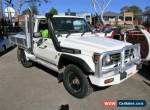 1999 Toyota Landcruiser FZJ75RP (4x4) White Manual 5sp M Cab Chassis for Sale