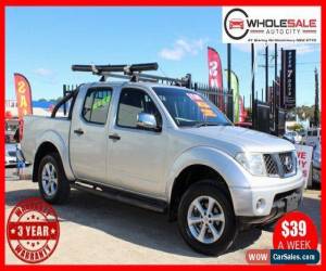 Classic 2006 Nissan Navara D40 ST-X Utility Dual Cab 4dr Auto 5sp 4x4 820kg 4.0i A for Sale