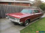 1966 CHRYSLER NEW YORKER COUPE TNT 440 Floor Shift Spanish red  for Sale