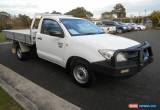 Classic 2011 Toyota Hilux TGN16R MY11 Upgrade Workmate White Manual 5sp M Cab Chassis for Sale