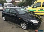 2002 FORD FOCUS 1.6 16V LX BLACK 5 DOOR PETROL **72,000 MILES** for Sale